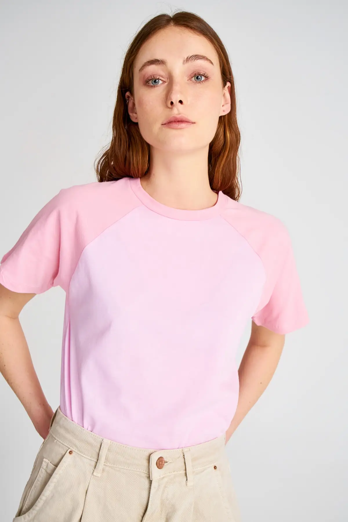 Базовая Трикотажная футболка с рукавом реглан TWOSS20TS0772 | Женская одежда