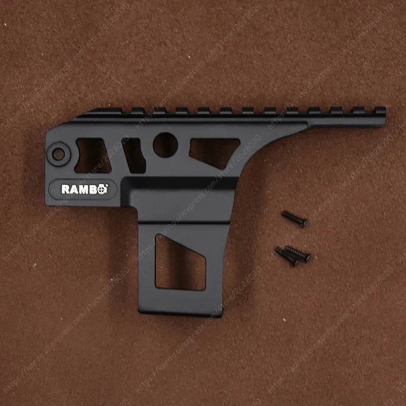 Алюминиевое 20 мм Верхнее Крепление Weaver Rail Scope Side Mount для Airsoft AK47 M6914|base|base rail |