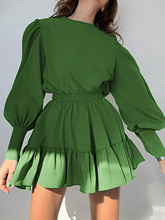 Vestidos Berrygo-vestido corto de estilo universitario para mujer...