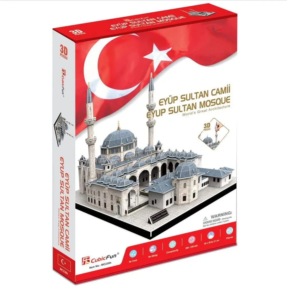Cubic Fun Eyup Sultan Mosque 150 pieces 3D Puzzle Istanbul Eyüp | Игрушки и хобби