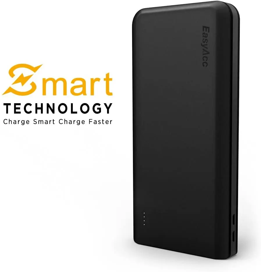Портативное зарядное устройство EasyAcc 20000 мАч 4 а вход А умный выход Внешнее для