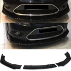 Для Ford Focus 2 MK2 комплект для переднего бампера, кузова, спойлер, сплиттер, диффузор для губ, 3 шт., высококачественный АБС-пластик, профессиональный универсальный