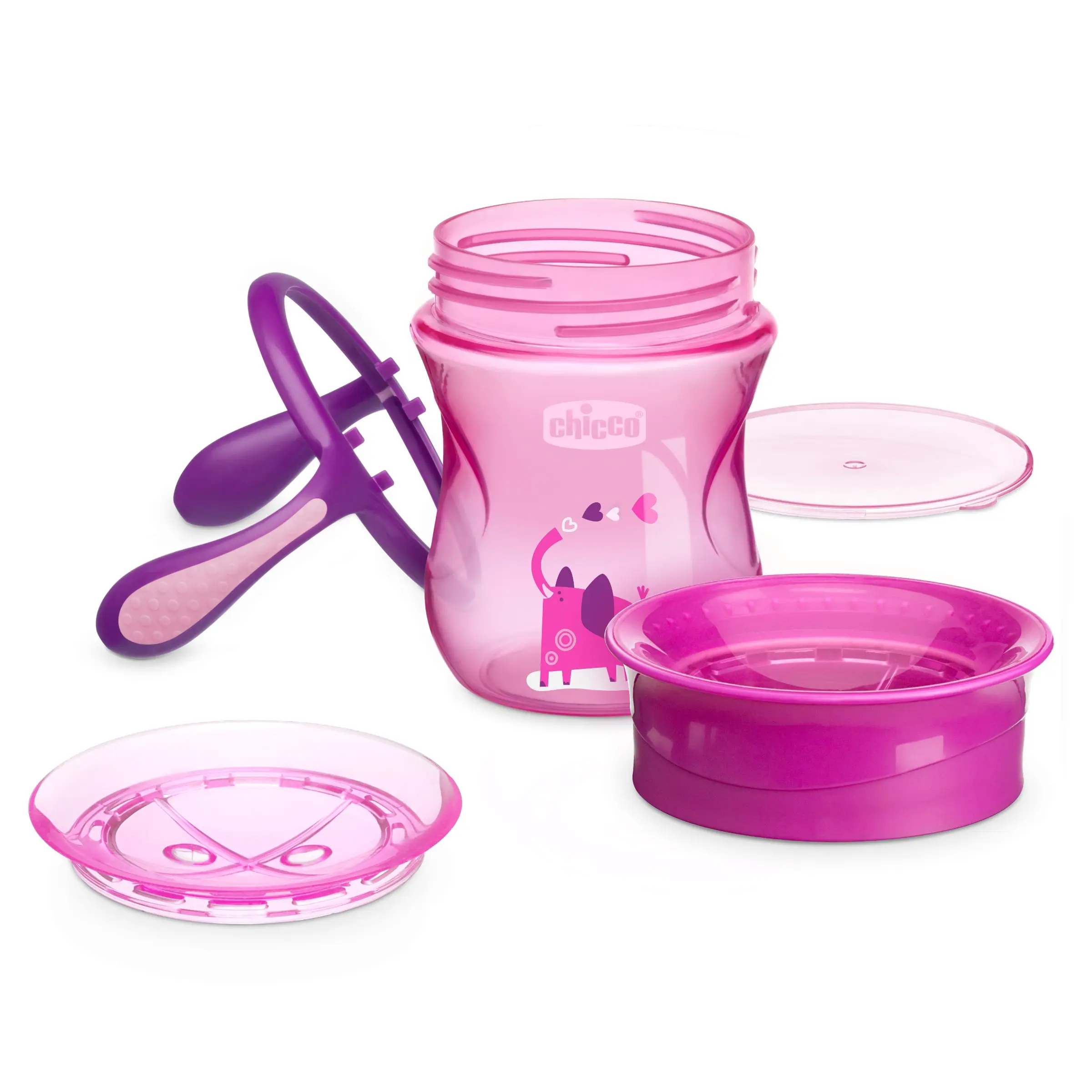 Чашка-поильник Chicco Perfect Cup 12м+ 266 мл непроливайка (носик 360) | Игрушки и хобби