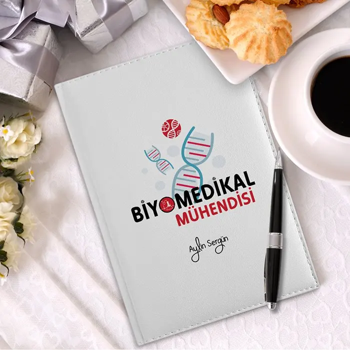 

Personalized Professional Biomedical Engineer 2020 White Leather Organizer