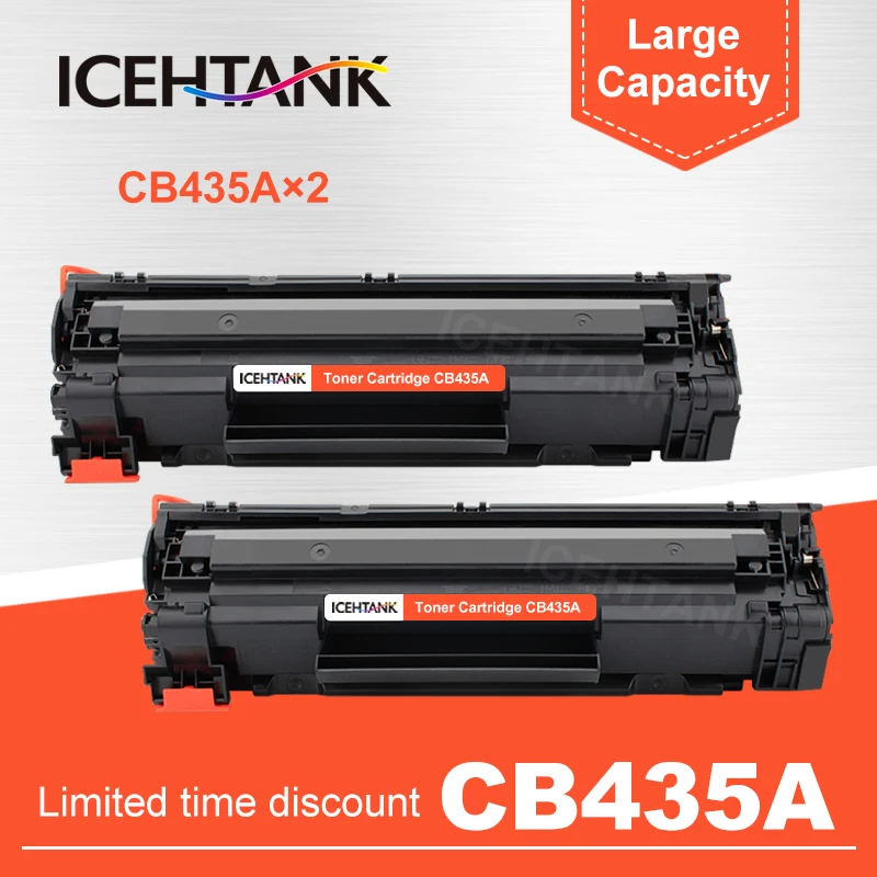 ICHTANK 2 шт. CE285A 85a 285a CB435A 435A Тонер картридж совместимый тонер-картридж для hp P1102 P1102W