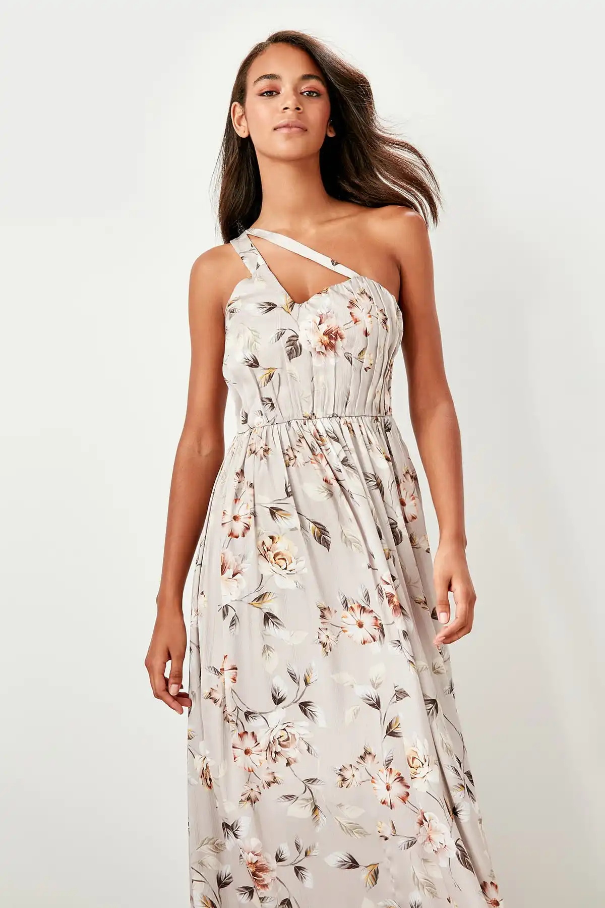 Trendyol воротник деталь вечернее платье TPRSS19UT0179 | Свадьбы и торжества