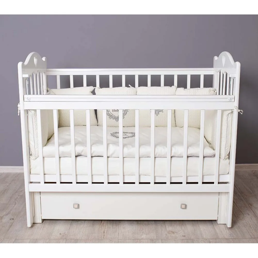 Детская кроватка Incanto Sofi с сердечком ящиком универсальный маятник|Детские