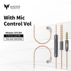 OM1 5N OFC кабель выделенный 2PIN обновленный кабель использовать для OM1 Whizzer HE03 с микрофоном шнур применяется оригинальные наушники