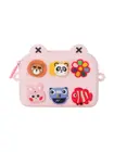 Детская сумка через плечо розовая, кошелек для мелочи с мультяшными животными, детская сумка, детский бумажник, рюкзак
