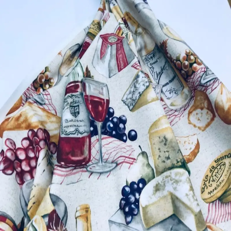 Ткань для скатерти ткань винной каминерии домашние ткани мандала вина метров 1