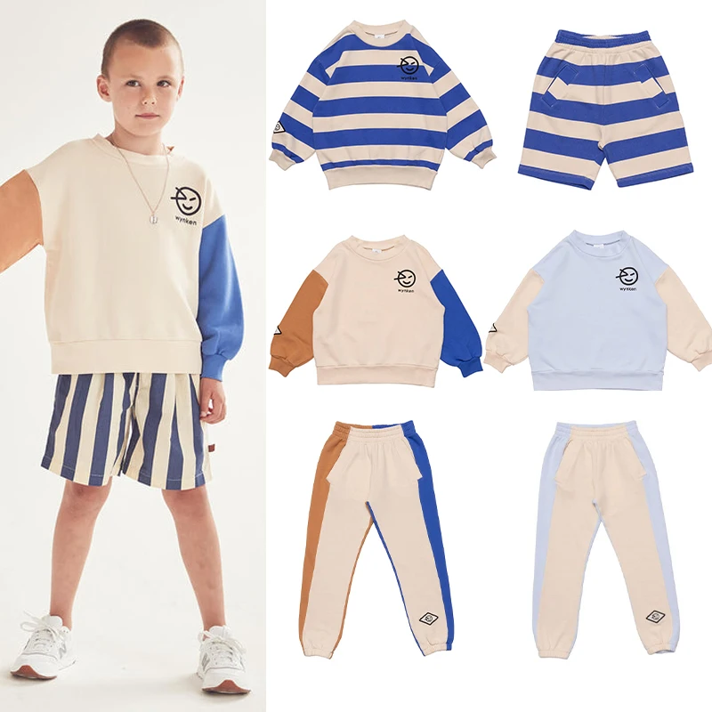 

Kids Boys Sweatshirts Pants Clothes Set Spring New Wyn Girls Outwear Clothings Long Sleeve Baby Boy clothes Sweaters Suit