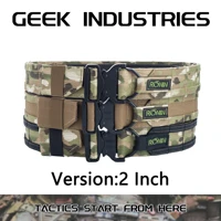 ronin style tactical senshi belt %e3%80%902 inch%e3%80%91 outdoor military hunting double layer belt molle system airsoft