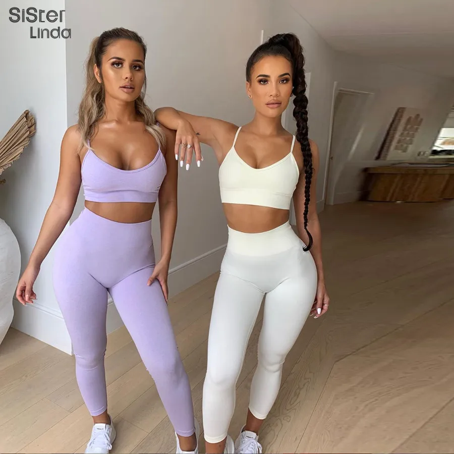 Женский спортивный костюм Sisterlinda комплект из двух предметов хлопковый
