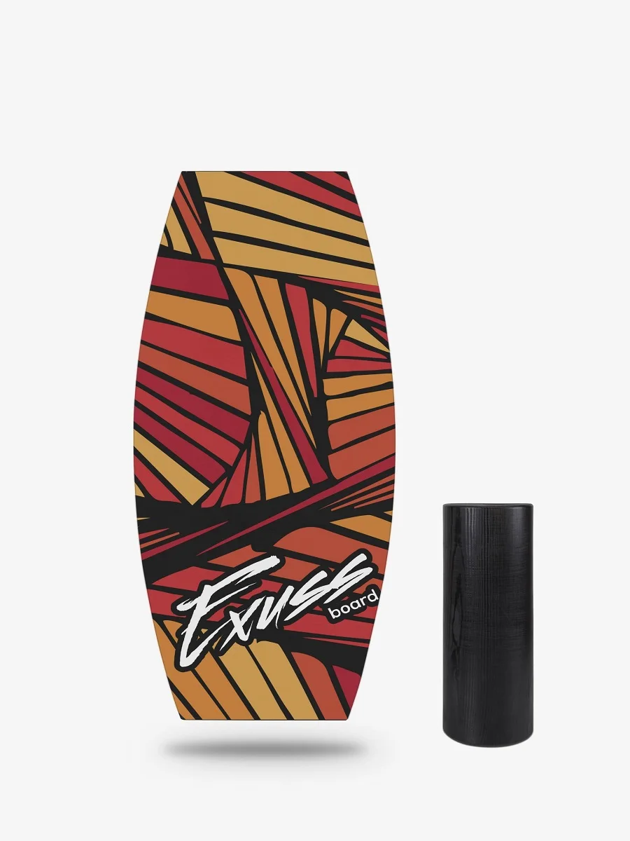 

Wooden Balance Board, Surfing, Skating, Fitness, Yoga, skateboard Snowboard for Training and Coordination Exercise Portable Equipment
