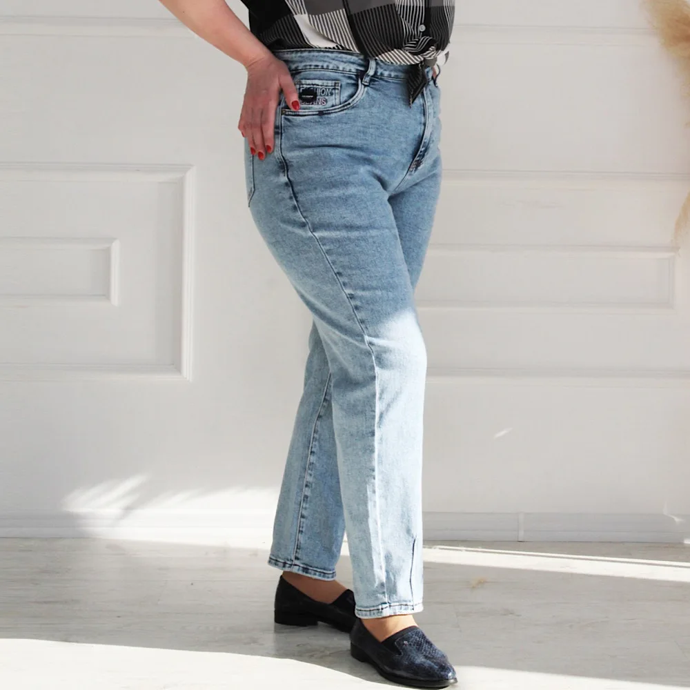 Джинсы Женские Большие Купить