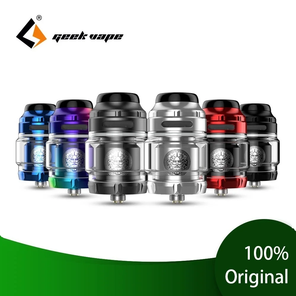 Оригинальный GeekVape Zeus X RTA 4 5 мл/2 мл бак с простой одной/двойной катушкой построить