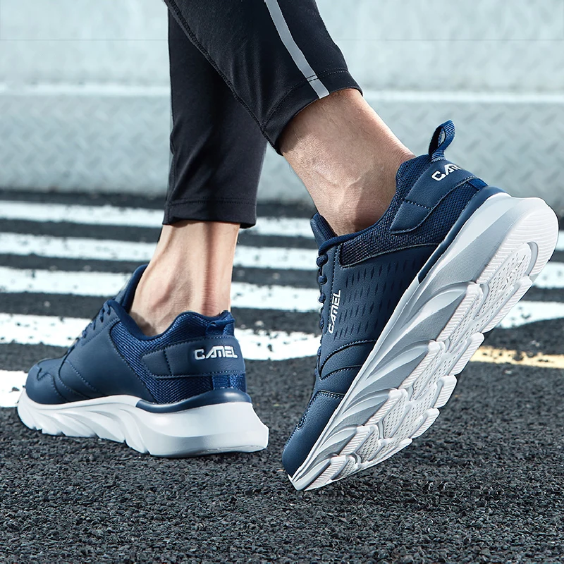 Goldencamel Men Shoes Comfortable Running Shoes Waterproof Casual Male Sneaker Non-slip Male Shoes For Men Spring Shock-absorb