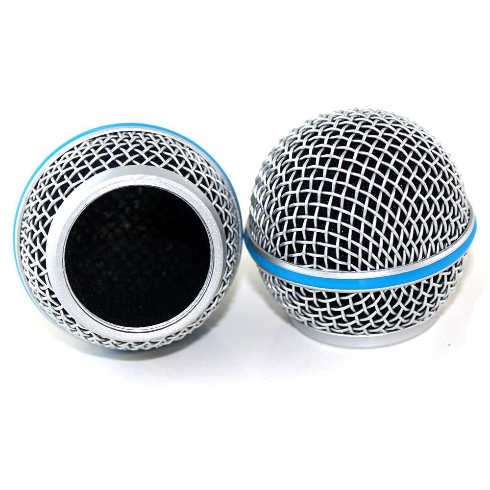 Сменная решетка для микрофона Bolymic Shure sm58 с поролоновым покрытием 2 шт. в упаковке |