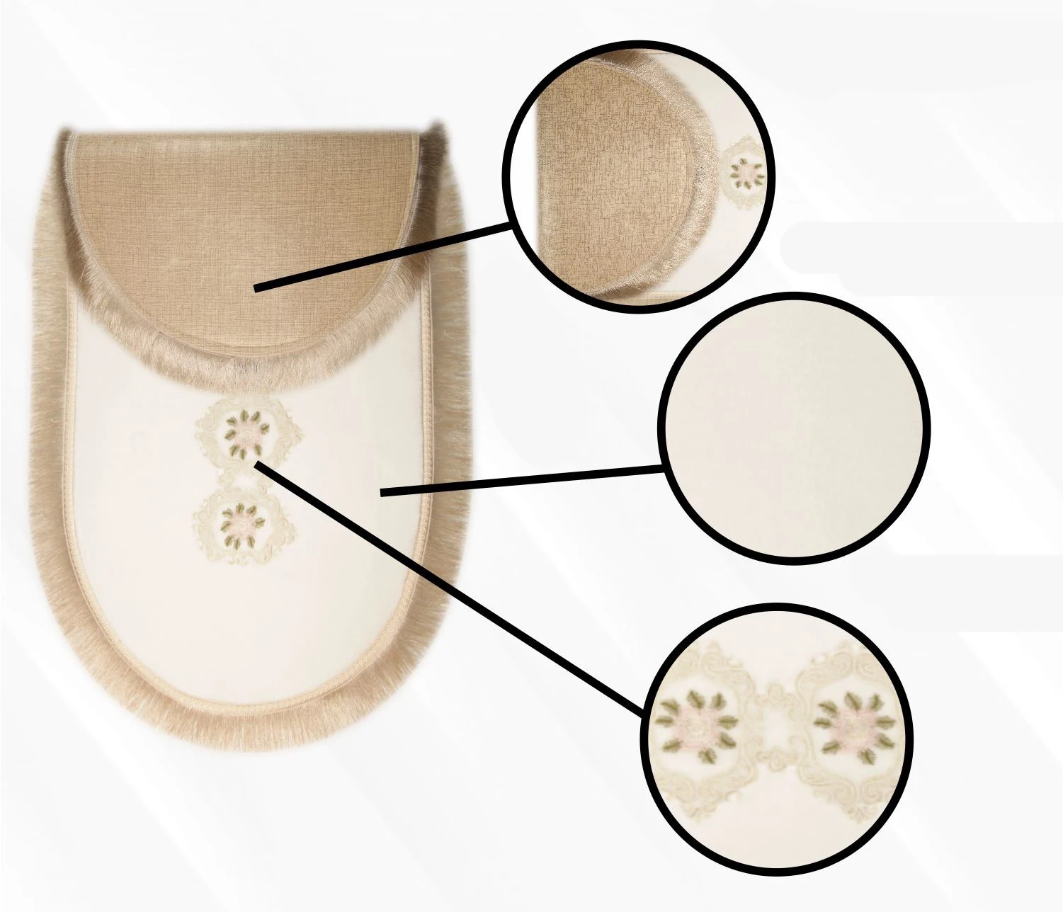 Comprare Bonny Home Shems 6 Pezzi Set Di Cestini Per Biancheria E Set Di Tappetini Da Bagno Organizer Deposito Di Vestiti Sporchi E Tappeti Da Bagno