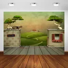 Фэнтезийный фон для фотосъемки, природный фон для фотостудии с изображением садовой дороги задний фон с изображением страны чудес