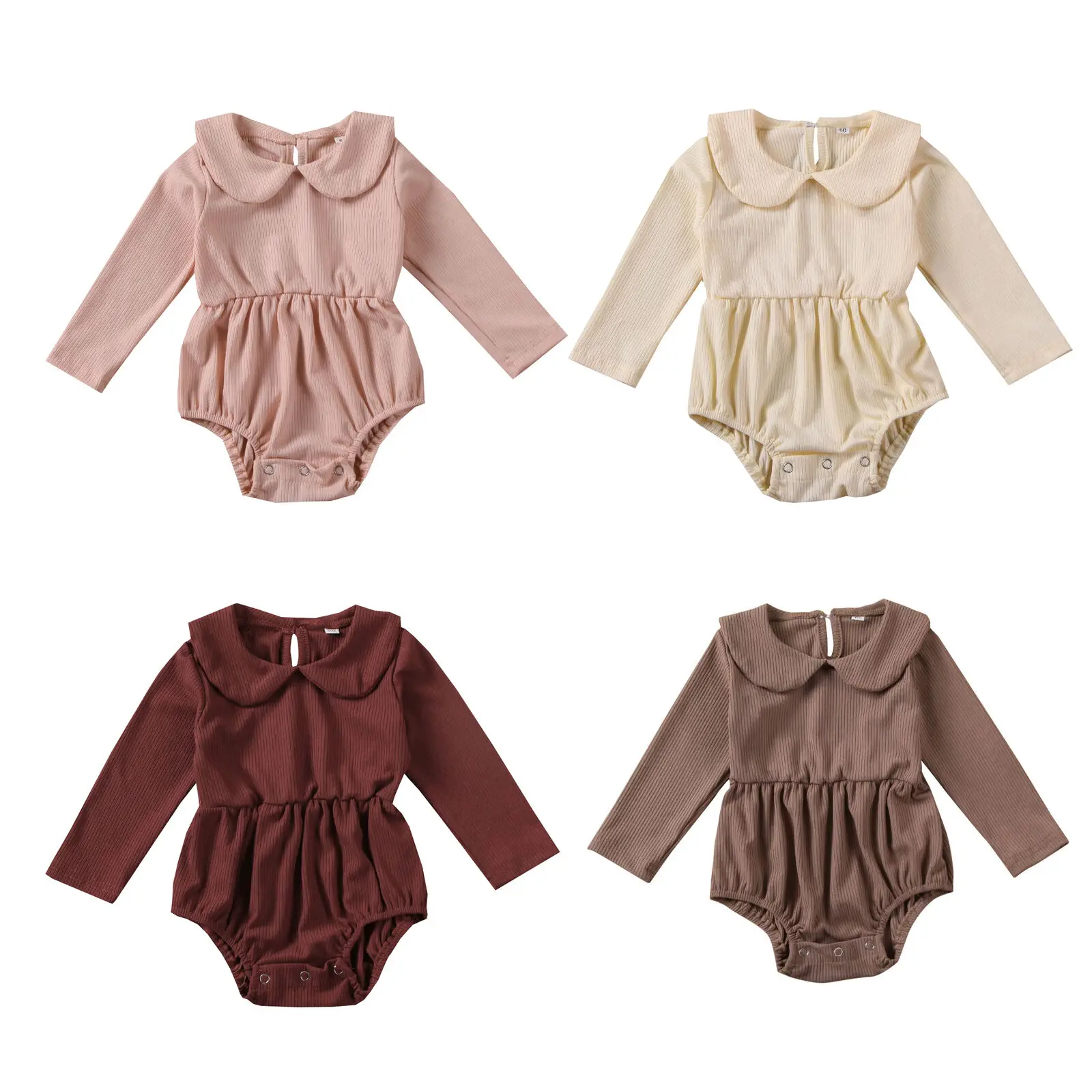 Теплая Одежда для новорожденных мальчиков и девочек на осень зиму хлопковый