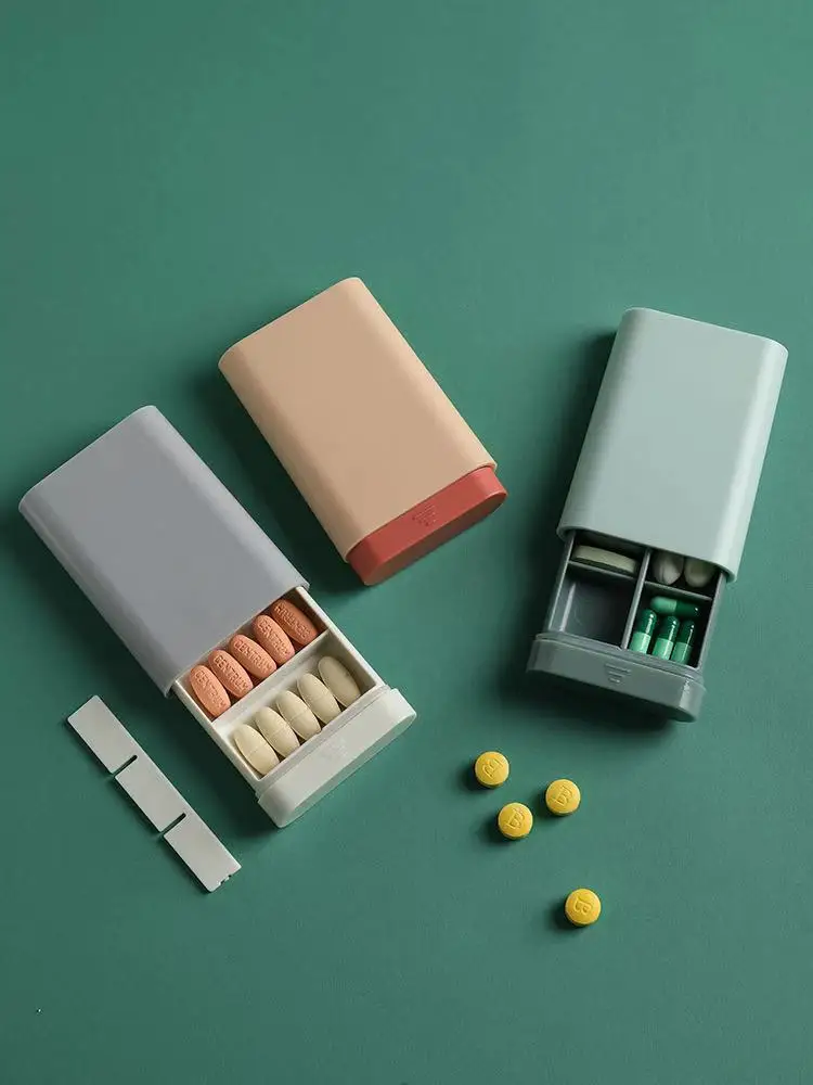 

3days Pill Case/Box Medicine Boxes Portable Medical Kit Mini Storage Container PP 6times