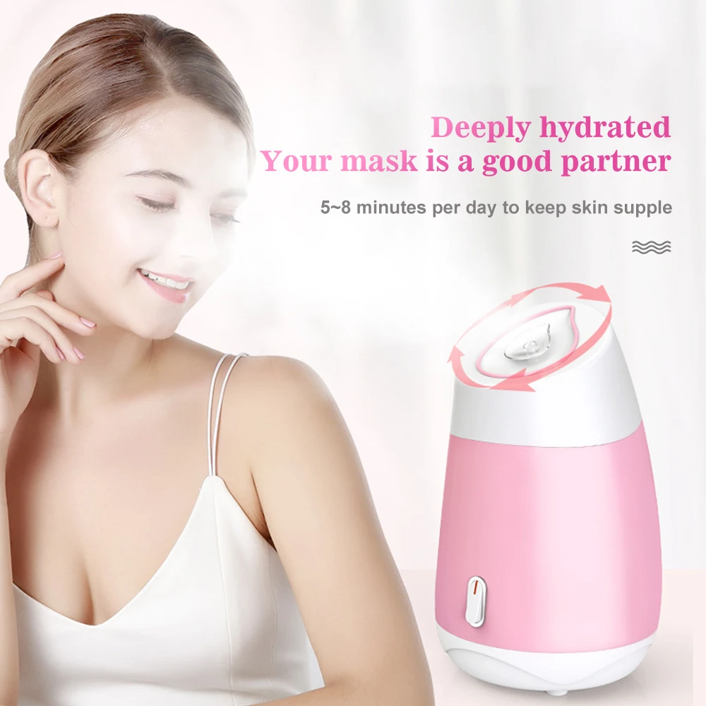 

Face steamer Large-capacity water tank Gentle and Deap cleaning Face Steamer Facial spa Hydrating Whitening Anti-aging Wrinkle