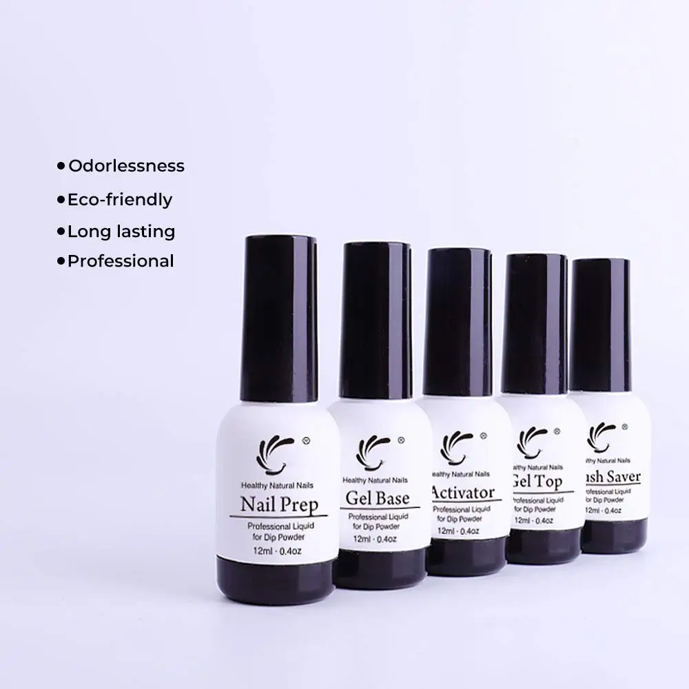 Пудра для ногтей TP 5 + стартовый набор из гелей 10 г акриловая система подачи пудры