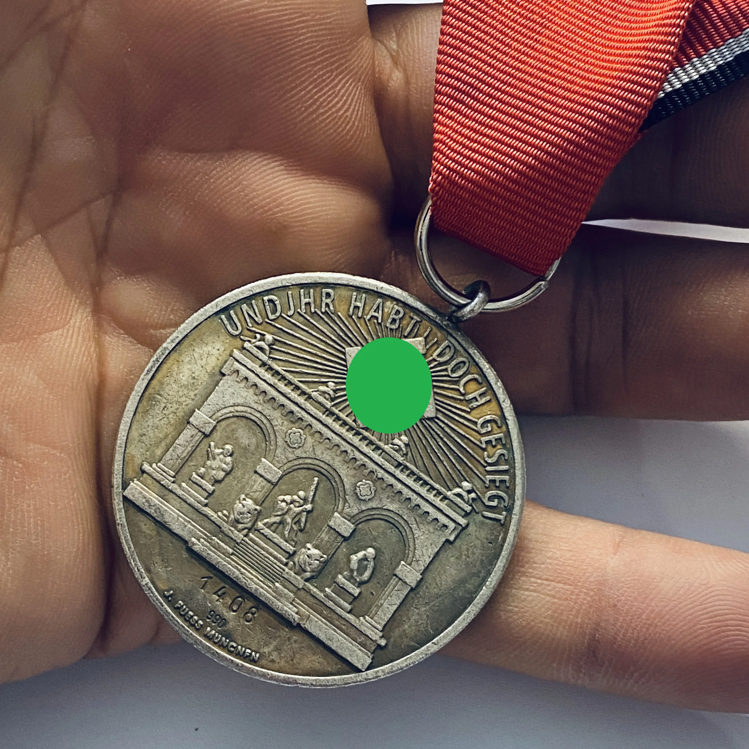 Знак Орден Крови Медаль участникам Пивного путча Мюнхен 1923-1933 год Германия копия