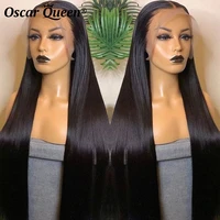 straight lace front wig 360 lace frontal wig hd transparent lace wigs for women human hair 250 full density brazilian 32inch