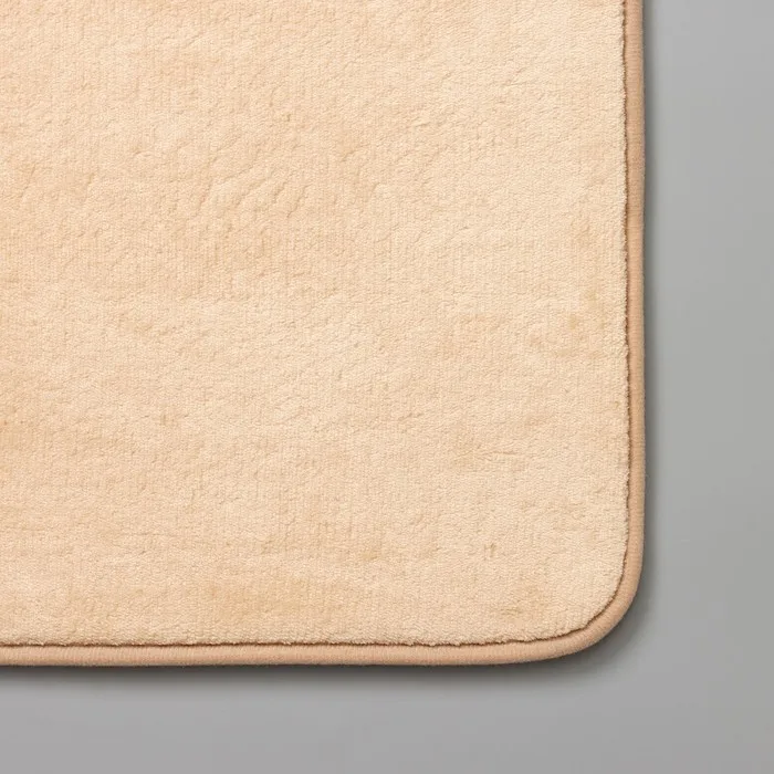 Набор ковриков для ванной и туалета SAVANNA Memory foam 2 шт 60x90 см 40x60 цвет бежевый | Дом сад