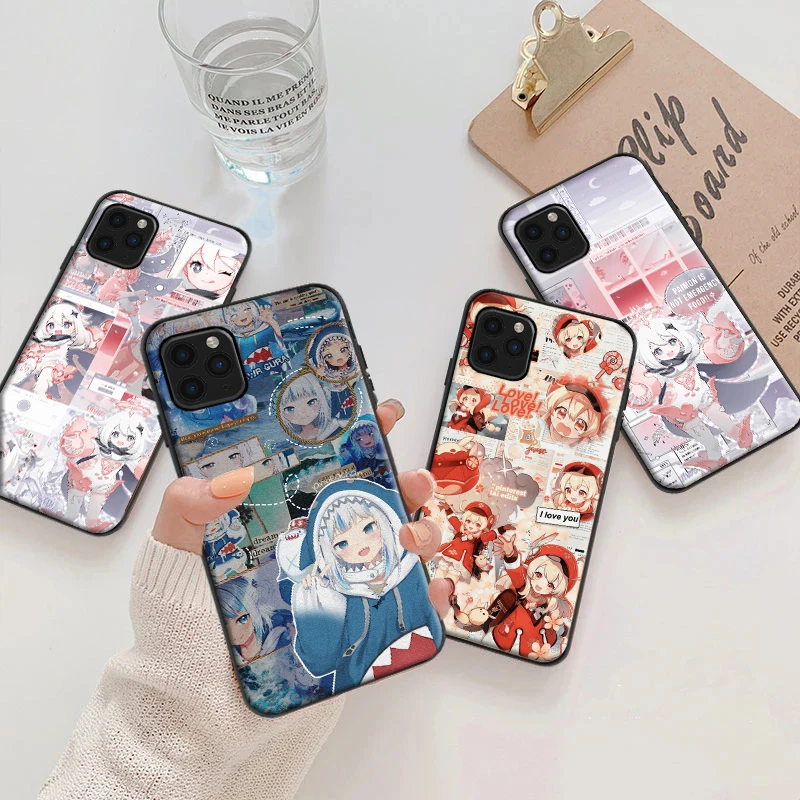 

Genshin Impact Aesthetics Phone Case For iPhone 11 12 13 XS XR X Pro MAX 6 6S 7 8 Plus SE 2020 Coque Soft TPU Cases