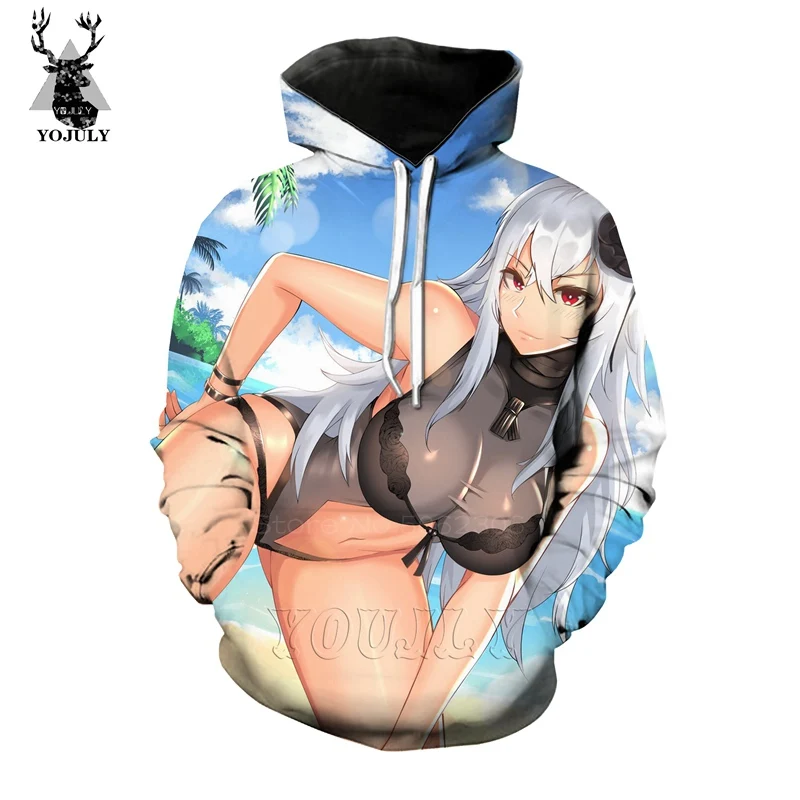 Ahegao, толстовки, Модная белая мужская Толстовка, 3d принт, аниме, сексуальный лоли, толстовка в стиле хип-хоп, с круглым вырезом, уличная одежда, топы, странные вещи - Цвет: 20