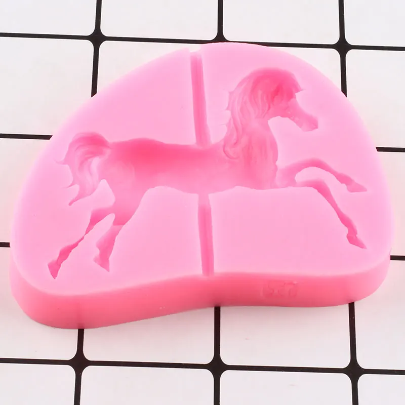 Карусель лошадка для силиконовые формы вечерние инструменты украшения тортов из