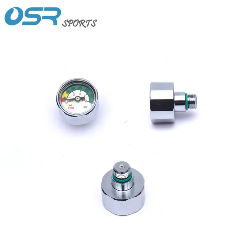 Дайвинг Мини манометр собрать на кулак стадии напрямую 300bar |