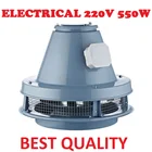 Горизонтальный радиальный вытяжной вентилятор для дыма на крыше, профессиональный вентилятор для вентиляции, 220 В, 550 Вт, промышленный или для домашнего использования, 2900 обмин