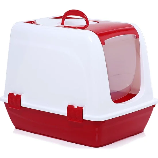 Milo закрытый туалет для кошек фуксия прочный качественный Тренировочный Набор