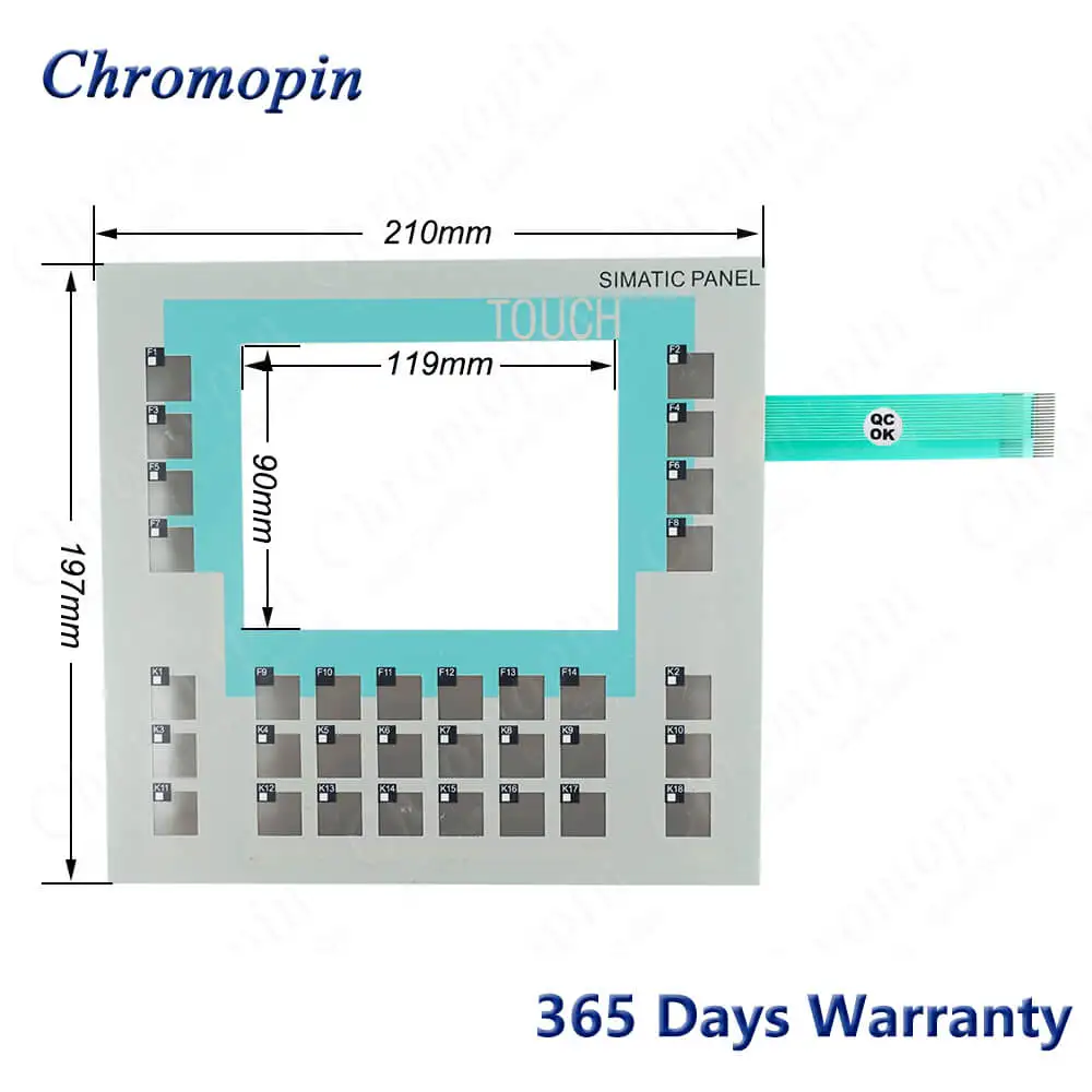 6AG1 642-0DA01-4AX1 Передние и задние чехлы для 6AG1642-0DA01-4AX1 OP177B + сенсорный экран мембранная