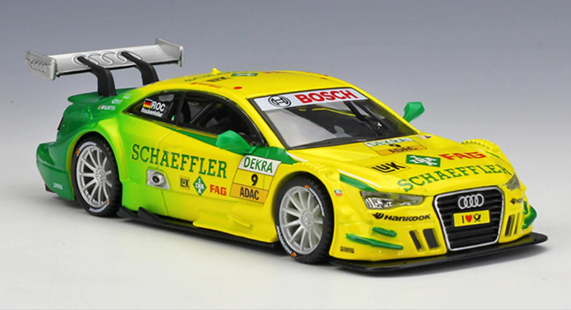 Bburago 1:32 Audi A5 DTM #3 Mattias экстрам #9 Майк Rockenfeller литая модель гоночного автомобиля