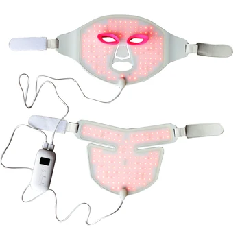New Arrival red led light therapy infrared flexible soft mask silicone 7 color led therapy anti aging advanced photon mask