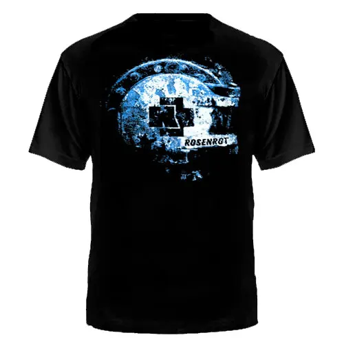 ФУТБОЛКА &quotRAMMSTEIN ROSENROT&quotсо спиной футболка банзай качество хлопок шелкография