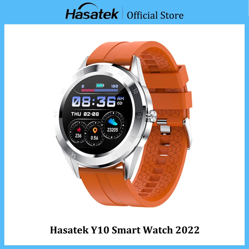 

Hasatek Smartwatch Men And Women Original Smart Watch Calorie Count 50MWaterproof for Android iOS Phone W10 Smart Watch 2022 New