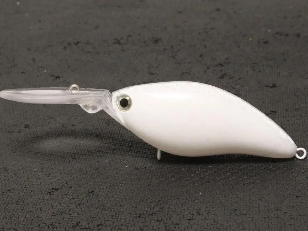 WLure 19 г длинное литье Глубокий Дайвинг Crankbait прозрачный с высоким блеском отражение 10 приманки в упаковке рыболовные приманки UPC739P10