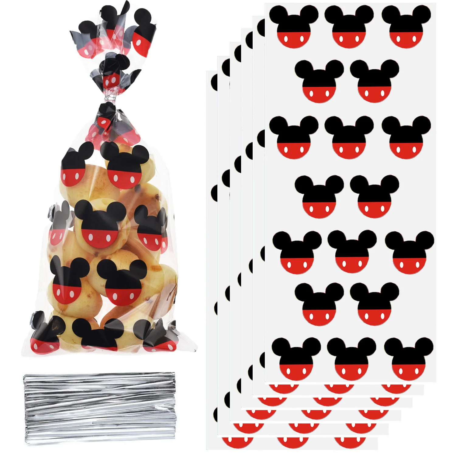 Sacs en Cellophane de Mickey Mouse de Disney  sacs de bonbons thermoscellables  sacs de friandises