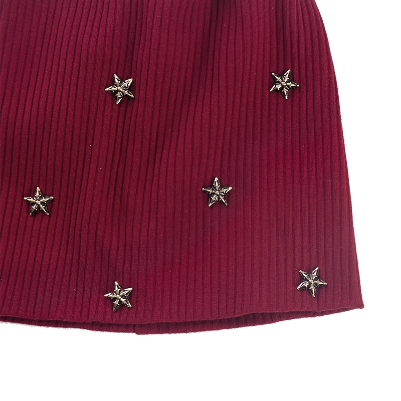 Вязаные облегающие шапки в полоску для мужчин и женщин зимние теплые женская