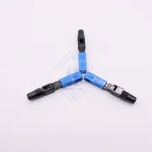 Free shipping Embedded FTTH SC UPC Fiber Optic Connector Single-Mode Optical Fiber fast Connnector Quick Field Assembly