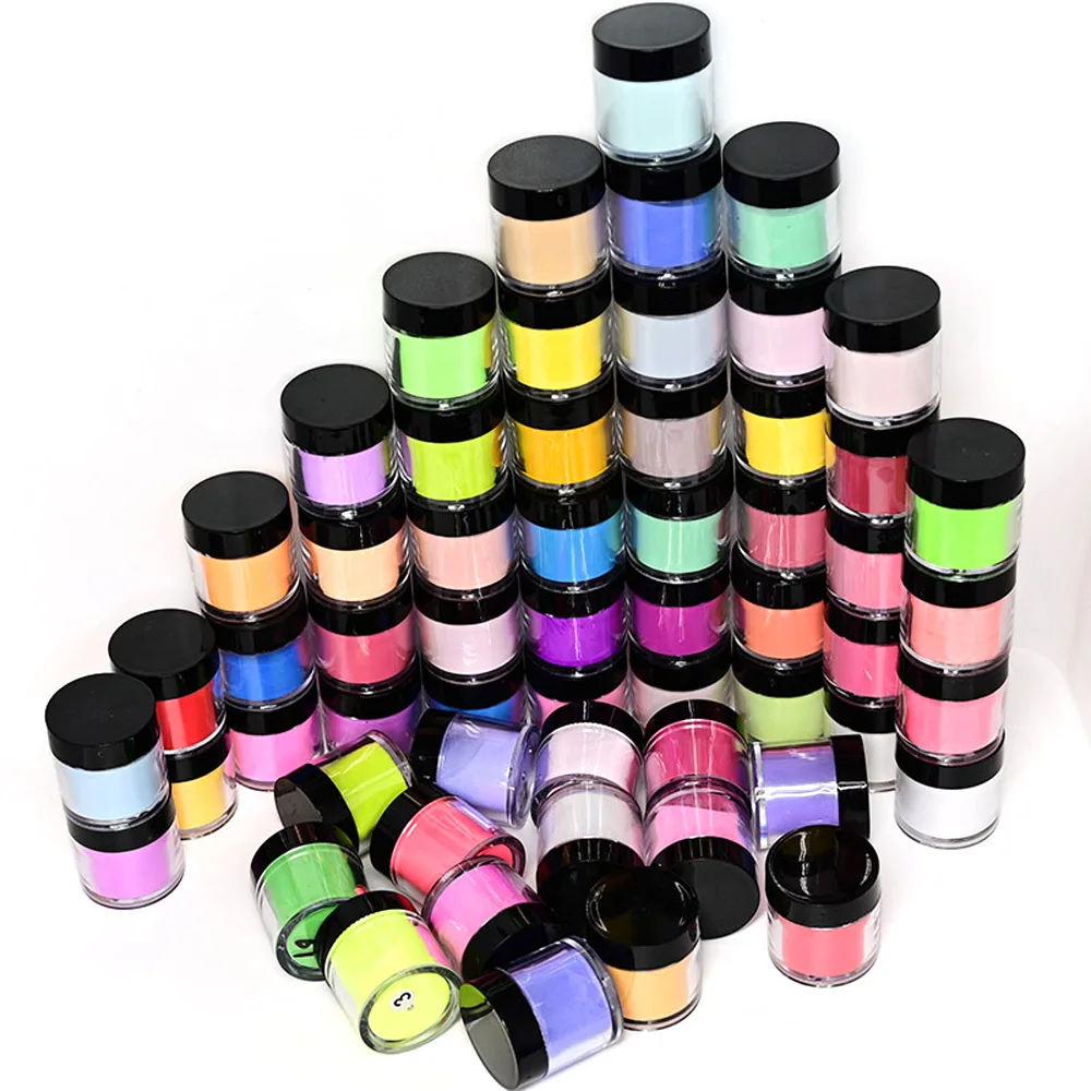 

10/20Bottles/Set Random Nail Art Acrylic Powder 3 in 1 Fast Dry Collection Dip Dust Bulk Colorful Paint Manicure Decoration KF-0