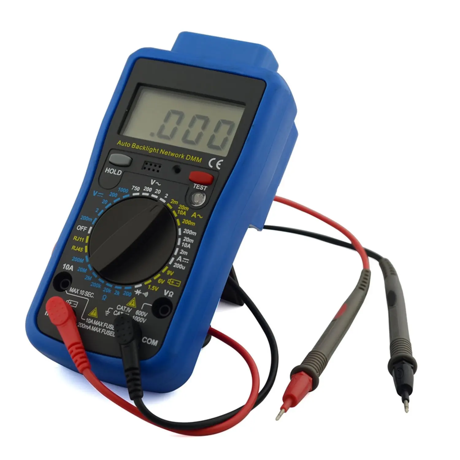 HoldPeak HP-90F цифровой сетевой мультиметр Poke с телефонной линией и красным шнуром |