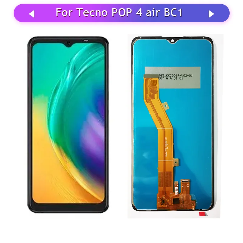 For Tecno POP 4 AIR BC1 LCD Display 