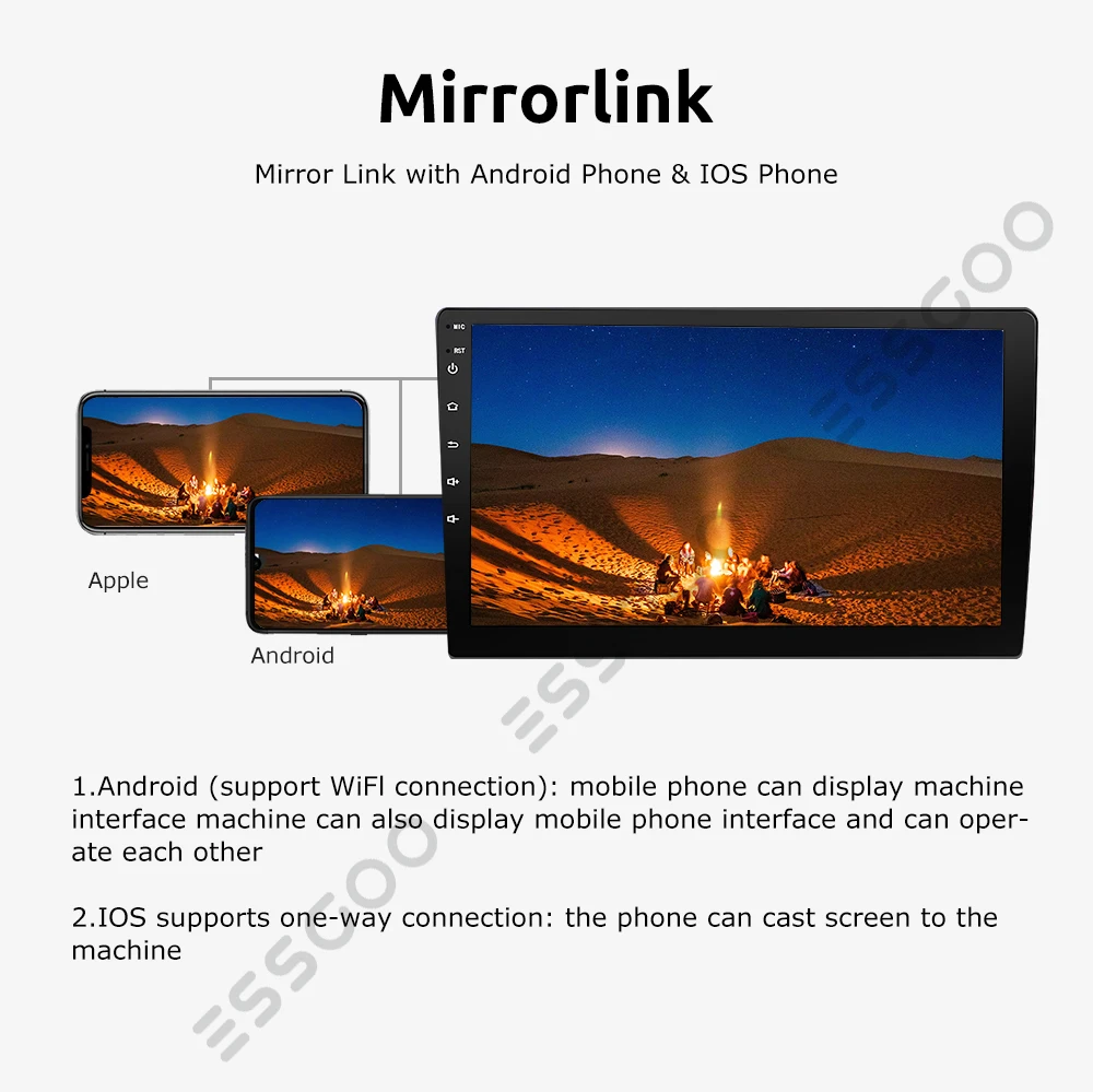 $79.31 ESSGOO 9 inch Android Radio 2 Din Car Stereo GPS Navigation 10'' Carplay Autoradio Wifi Multimedia MP5 Player For Toyota Nissan